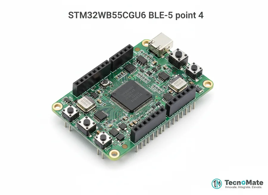 SMD Development Board STM32WB55CGU6 BLE 5 point 4 Zigbee Thread USB AES 256