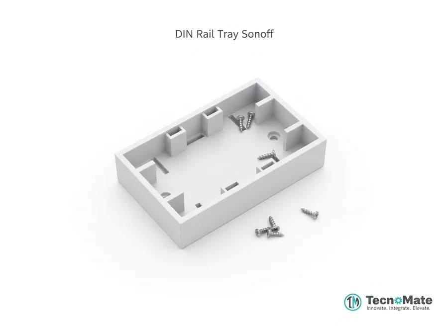 SMD DIN Rail Tray Sonoff Basic RF TH10 TH16 POW Switch