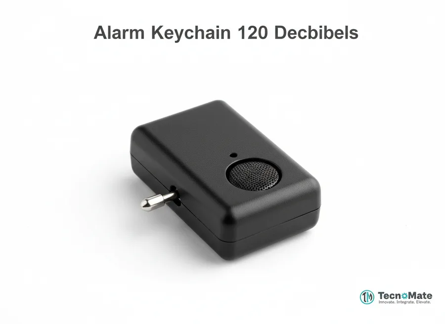 SMD Emergency Alarm Keychain 120 Decibels Personal Safety