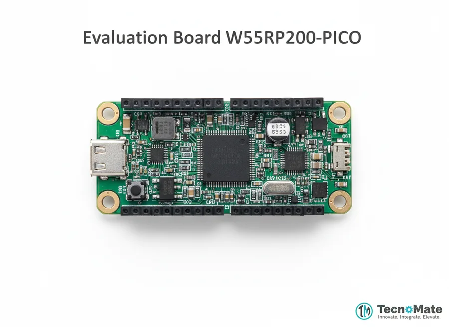 SMD Evaluation Board WIZnet W55RP20 EVB PICO W iPEX