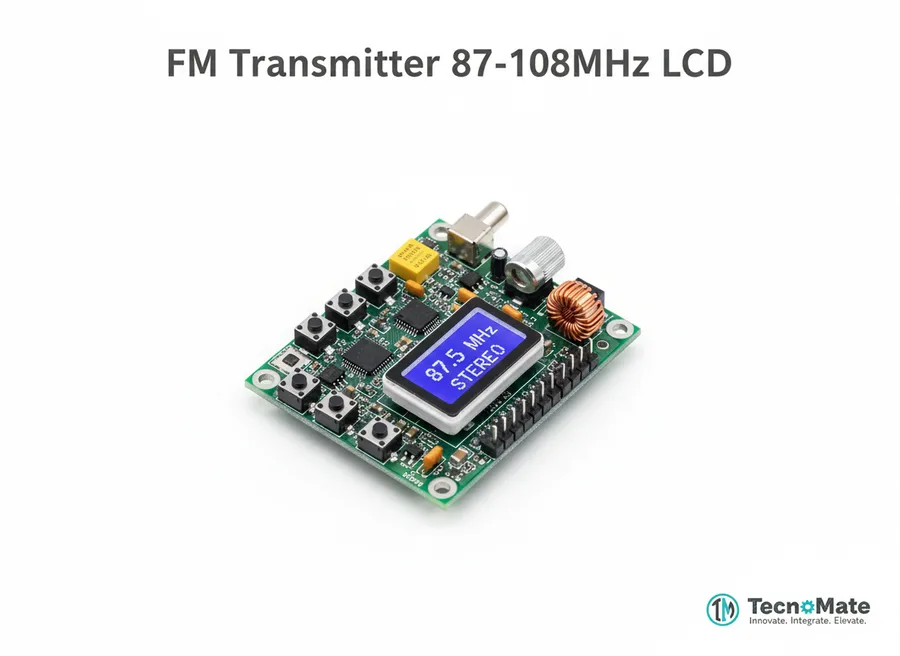 SMD FM Transmitter Module 87 108MHz LCD Digital Display