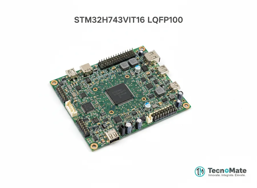 SMD Microcontroller Demo Motherboard STM32H743VIT6 LCD LQFP100 High Performance