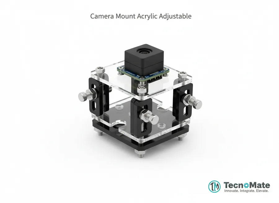SMD Raspberry Pi Camera Mount Acrylic Adjustable