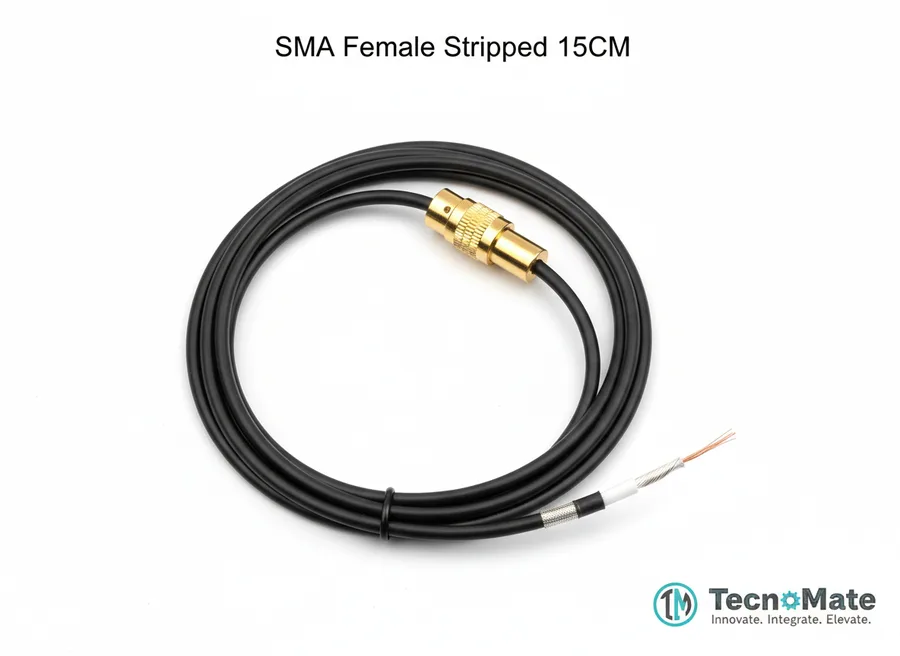 SMD RF Coaxial Cable SMA Female Stripped End 15CM RG1