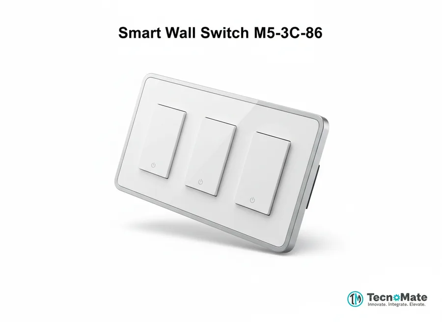 SMD Smart Wall Switch M5 3C 86 Three Gang WiFi