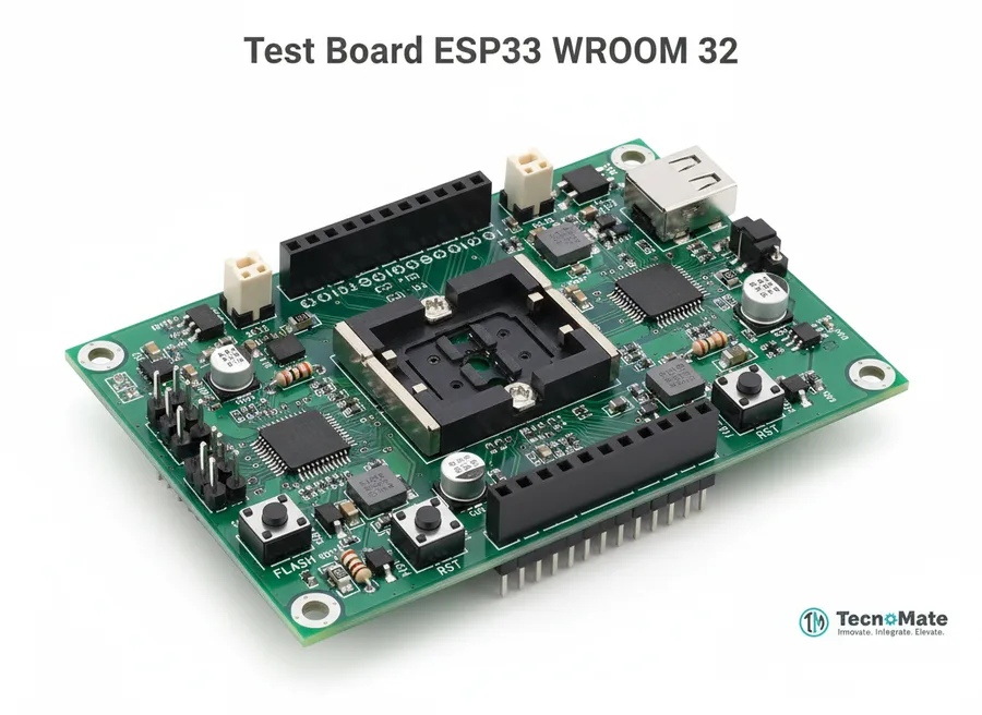 SMD Test Board ESP32 WROOM 32 Burn Fixture