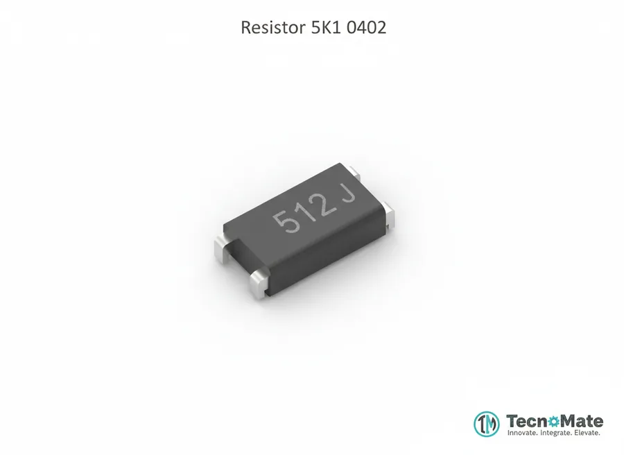 SMD Thick Film Resistor 5K1 Ohm 0402 5 Percent