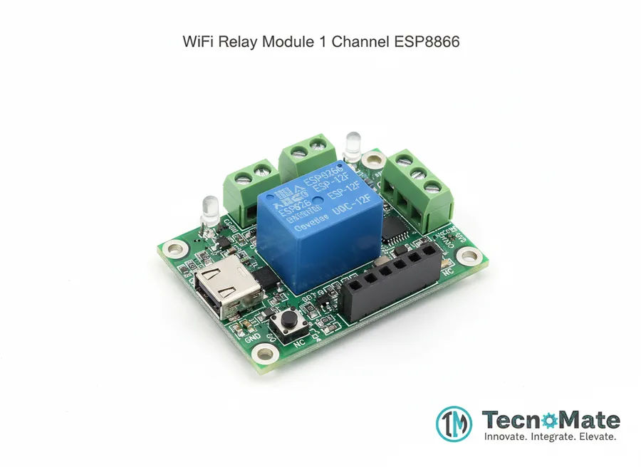 SMD WiFi Relay Module 1 Channel DC 5 80V ESP8266 ESP 12F