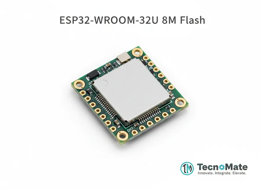 SMD Wireless Module ESP32 WROOM 32U 8M 64Mbit Flash Bluetooth WiFi