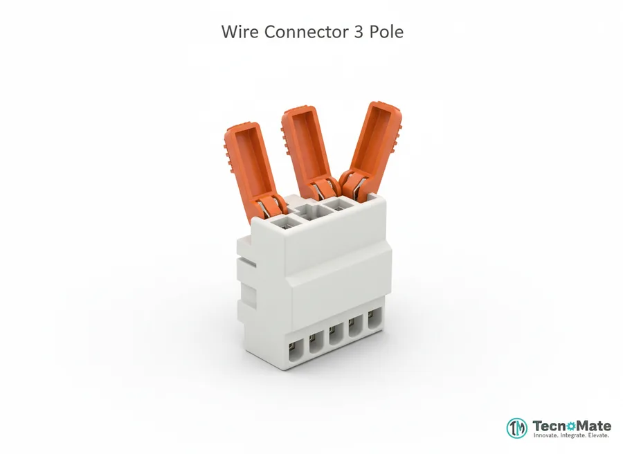Wire Connector 3 Pole Lever 2