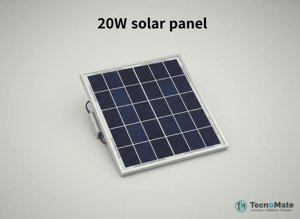 20W solar panel