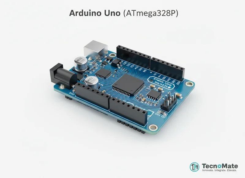 Arduino Uno (ATmega328P, 8-bit)