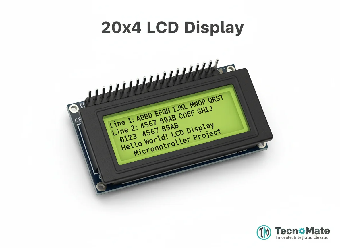 20x4 LCD Display