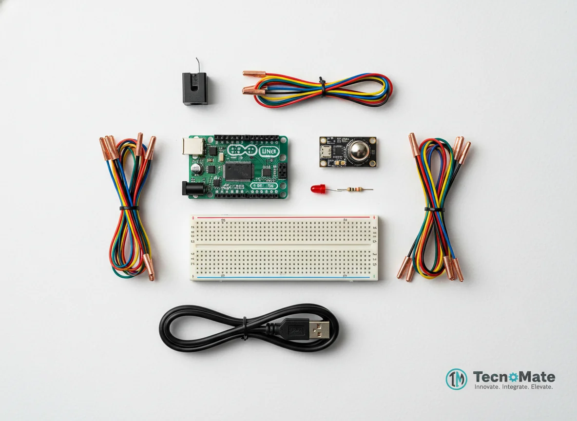 Fire / Flame Detection Alarm System - All components