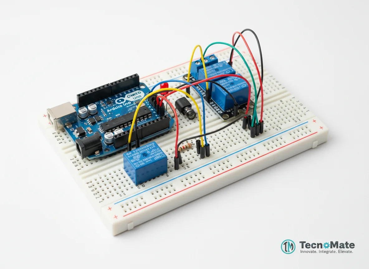 Home Automation using IR Remote - All components