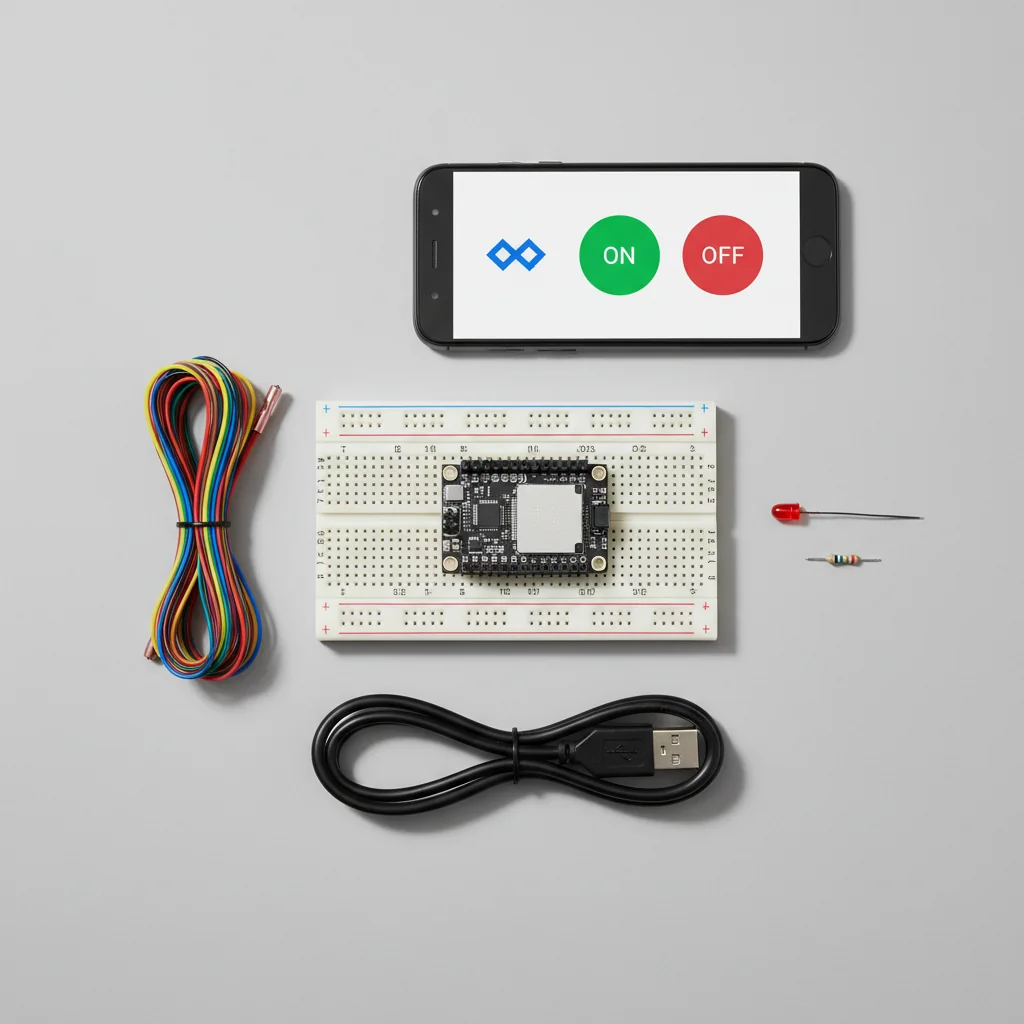 ESP32 Bluetooth Classic LED Control - All components
