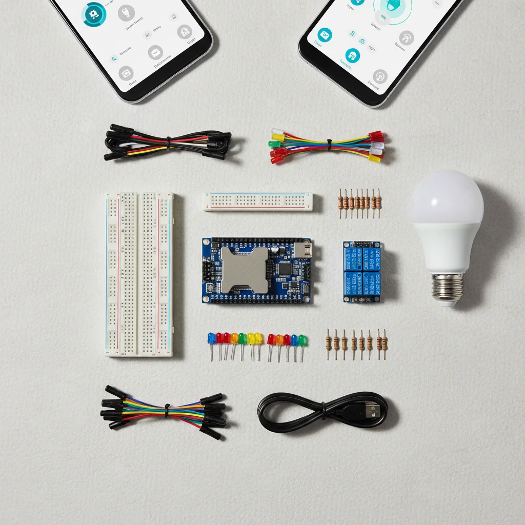ESP32 Smart Home Automation System - All components