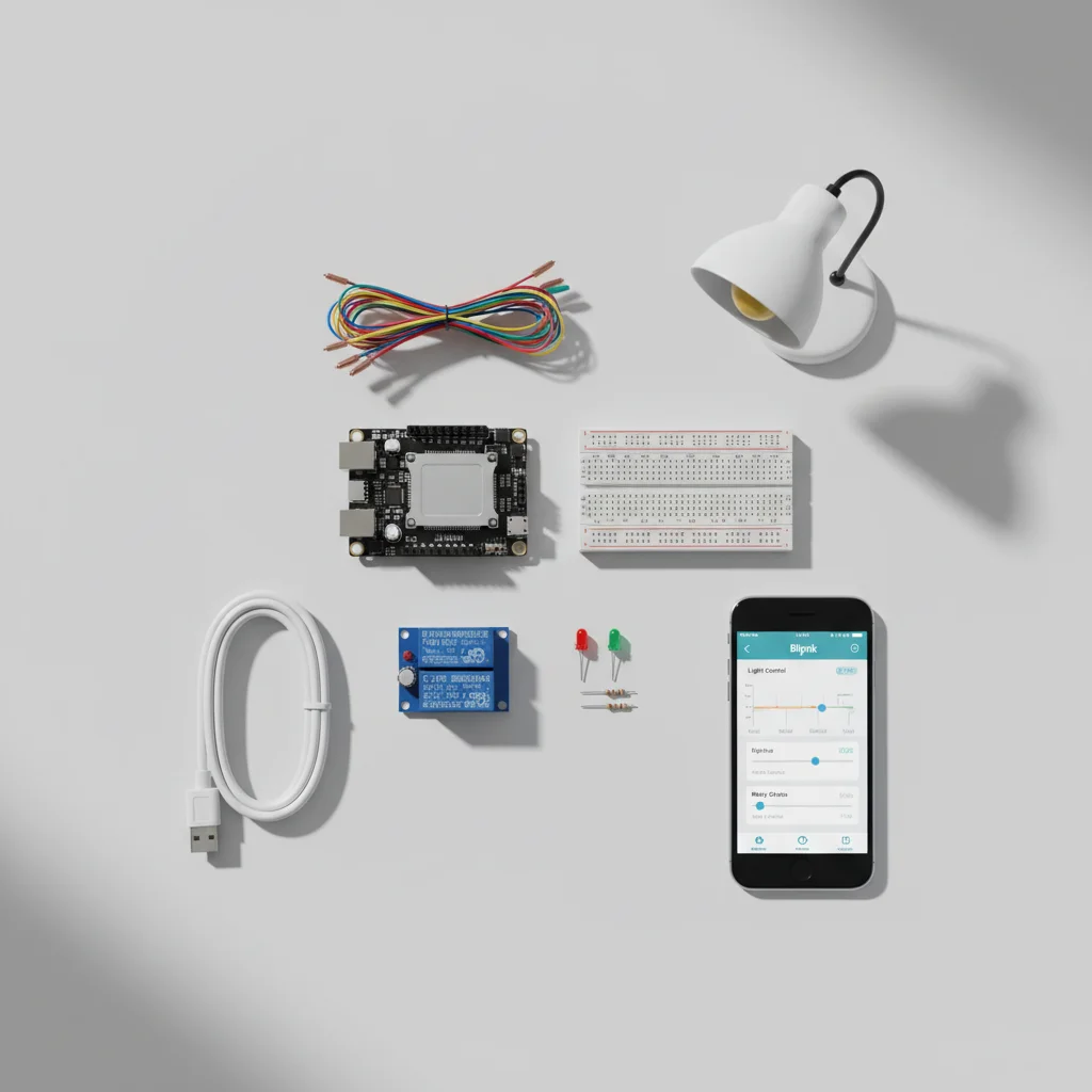 ESP32 Blynk IoT Based Home Automation - All components