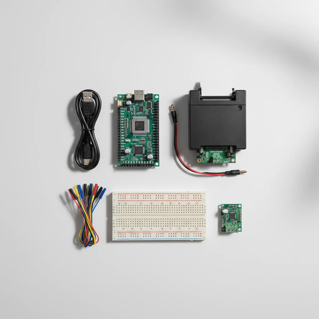 ESP32 Thermal Printer Interface - All components