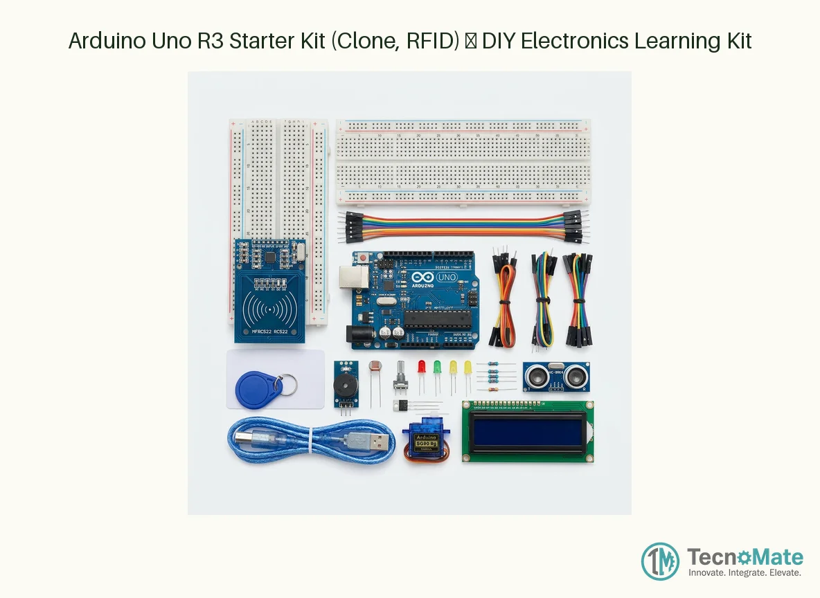 Arduino Uno R3 Starter Kit (Clone, RFID) – DIY Electronics Learning Kit