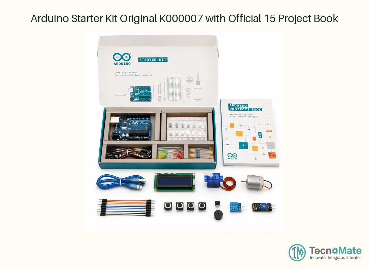 Arduino Starter Kit Original K000007 with Official 15 Project Book
