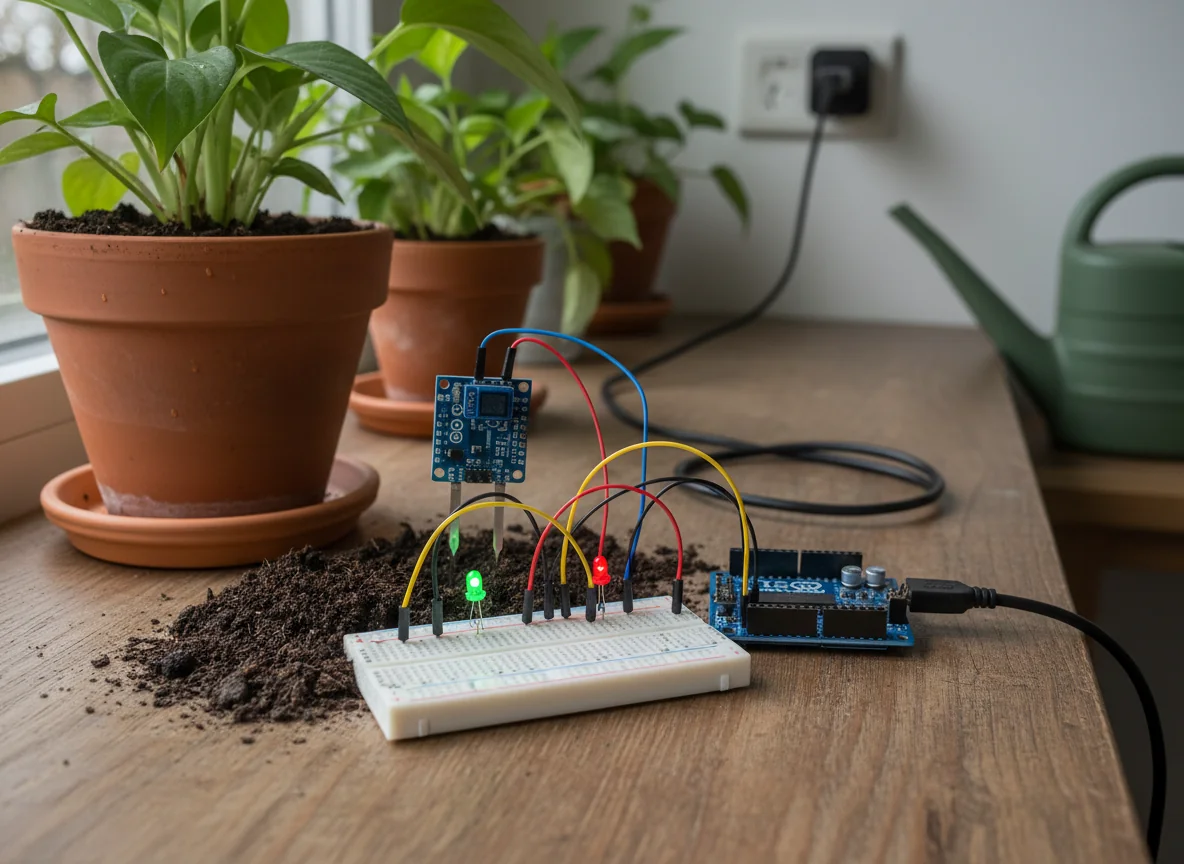 Soil Moisture Sensor System Using Arduino