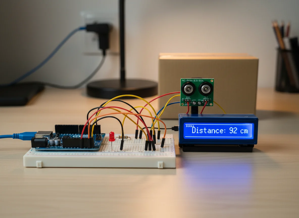 Ultrasonic Distance Measurement Using Arduino