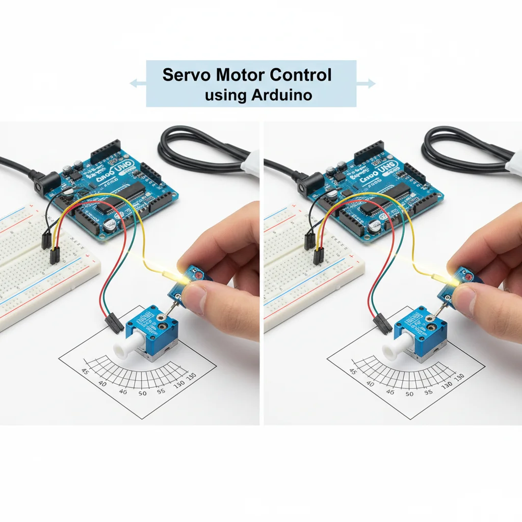 Servo Motor Control Using Arduino
