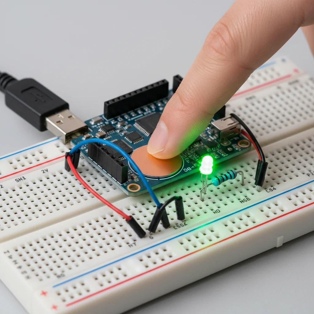 ESP32 Touch Sensor LED Control