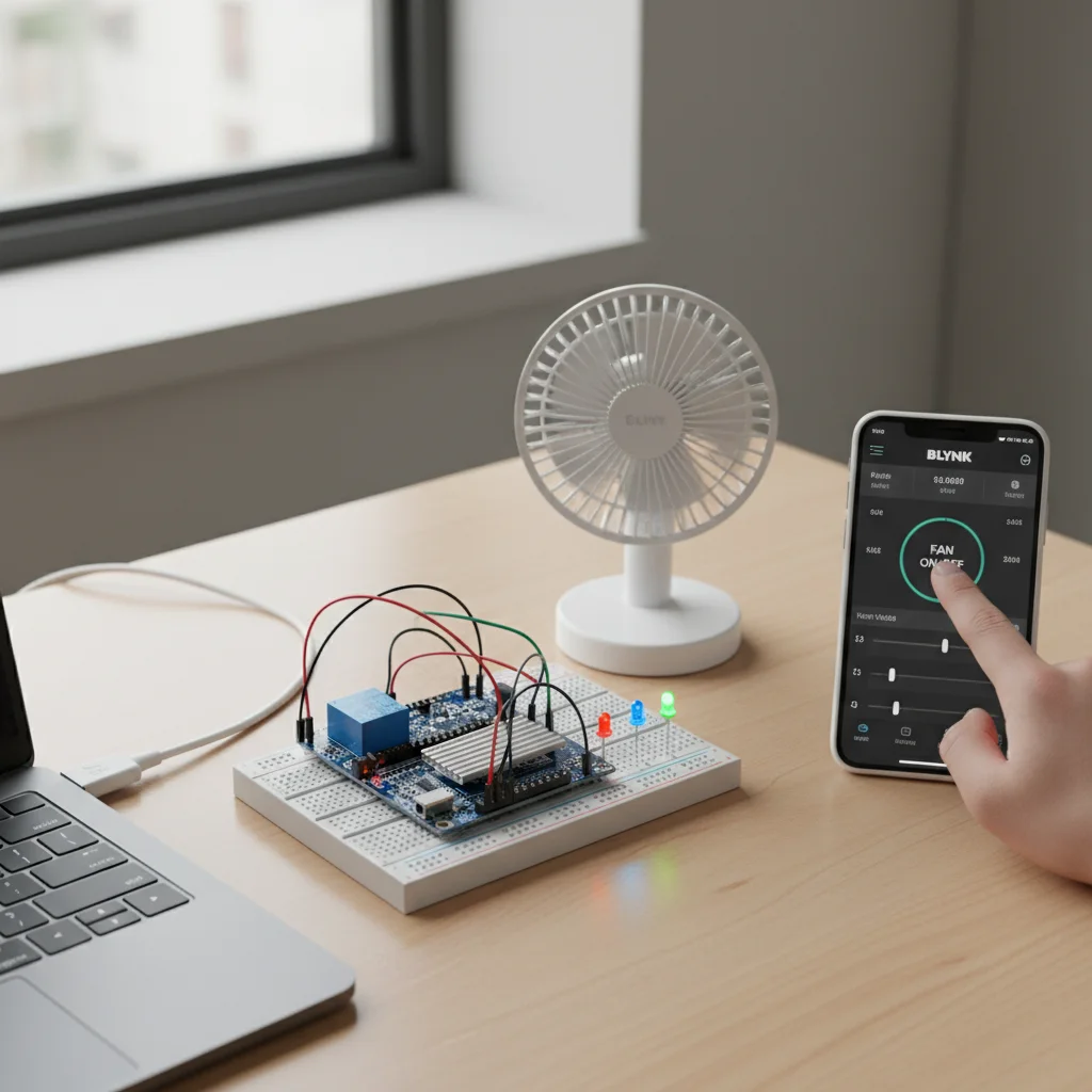 ESP32 Blynk IoT Based Home Automation