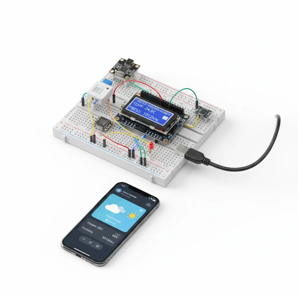 ESP32 Weather Station with Cloud Upload