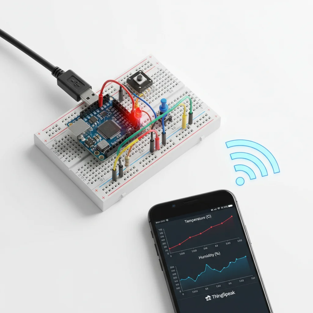 ESP32 ThingSpeak Data Logger