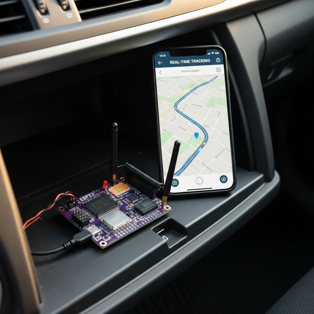 ESP32 GPS Tracker with GSM (SIM800L / A7672S)