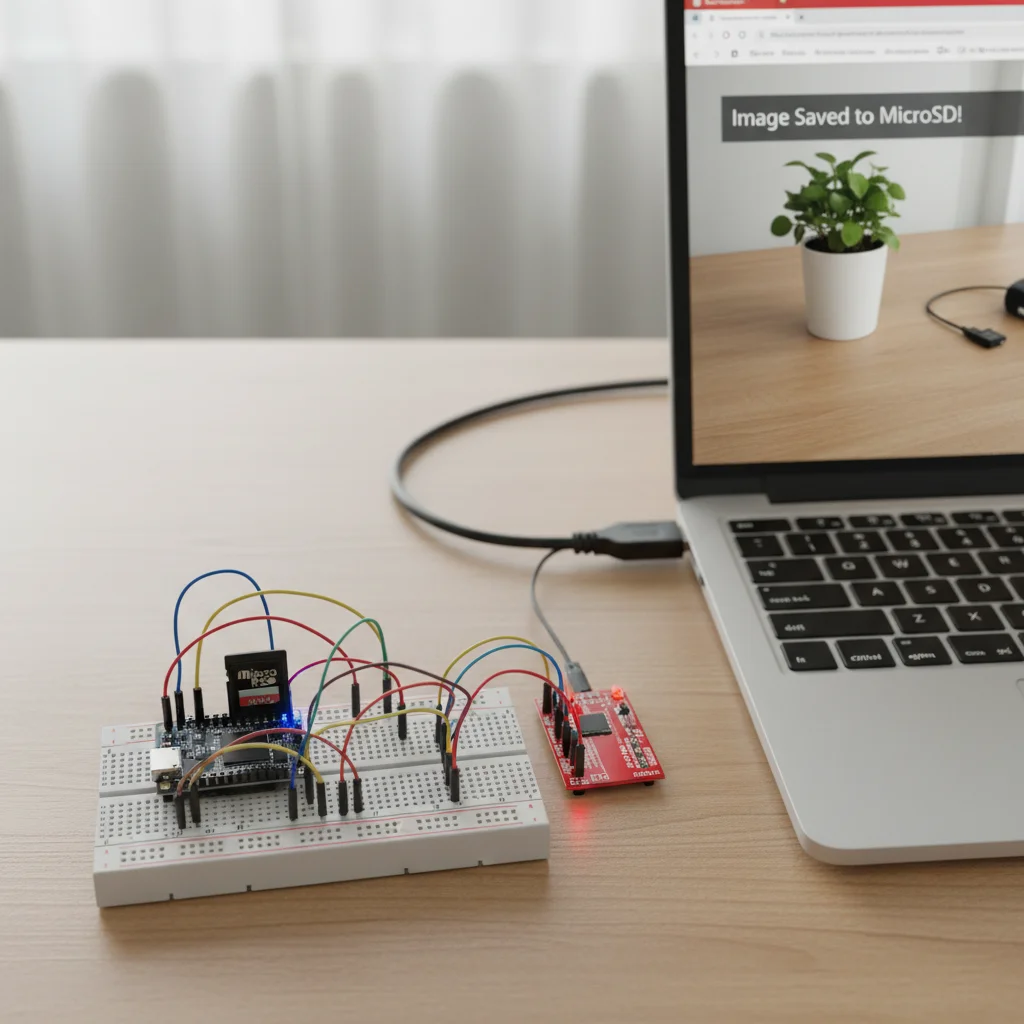 ESP32-CAM Photo Capture and Save